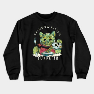 Rainbow Kitten Surprise Crewneck Sweatshirt